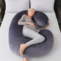 HKM-422291 Detachable Multi-functional Pregnancy Pillow for Side Sleepers - 70x140cm