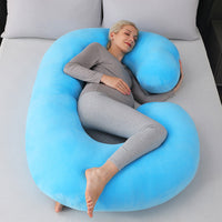 HKM-422291 Detachable Multi-functional Pregnancy Pillow for Side Sleepers - 70x140cm