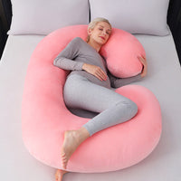HKM-422291 Detachable Multi-functional Pregnancy Pillow for Side Sleepers - 70x140cm