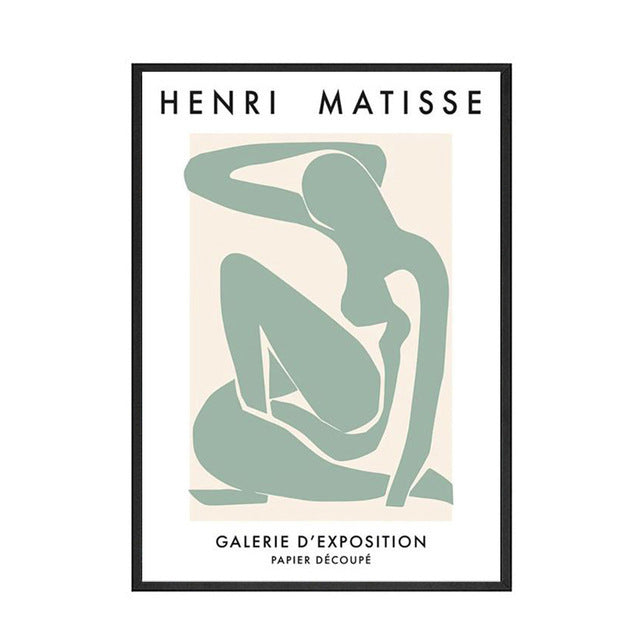 HKM-422483 Abstract Plant Canvas Art - Nordic Style Wall Decoration, Various Sizes Available