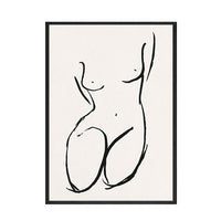 HKM-422483 Abstract Plant Canvas Art - Nordic Style Wall Decoration, Various Sizes Available