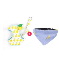 HKM-422675 Cute Fruit Cat Walking Rope with Anti-Breakaway Design in Pink, Green, and Yellow