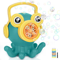 HKM-422739 Automatic Rotating Octopus Bubble Maker Machine for Kids - Fun Soap Bubble Blower Toy