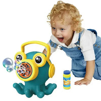 HKM-422739 Automatic Rotating Octopus Bubble Maker Machine for Kids - Fun Soap Bubble Blower Toy
