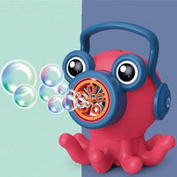 HKM-422739 Automatic Rotating Octopus Bubble Maker Machine for Kids - Fun Soap Bubble Blower Toy