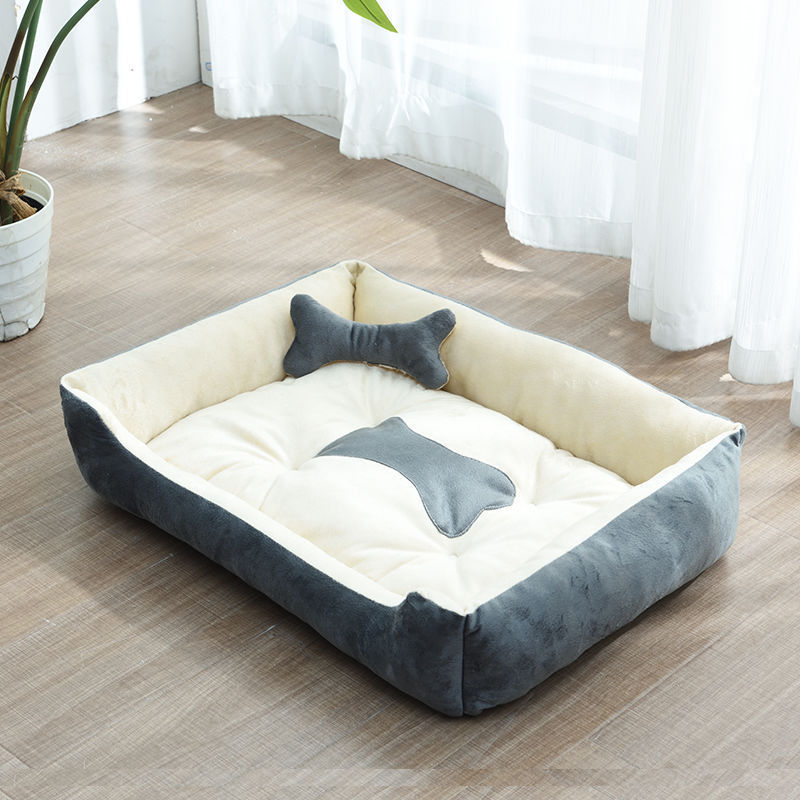 HKM-422867 Kennel Four Seasons Golden Retriever Teddy Kennel Dog Bed Dog Mat Small Dog Medium Dog
