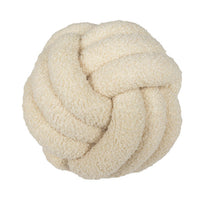 HKM-422867 Nordic Design Round Lamb Wool Cushion for Living Room - 27-30cm Diameter