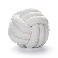 HKM-422867 Nordic Design Round Lamb Wool Cushion for Living Room - 27-30cm Diameter