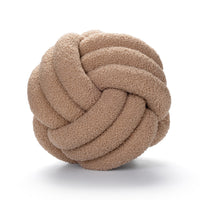 HKM-422867 Nordic Design Round Lamb Wool Cushion for Living Room - 27-30cm Diameter
