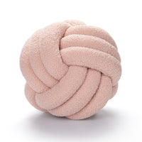 HKM-422867 Nordic Design Round Lamb Wool Cushion for Living Room - 27-30cm Diameter