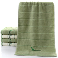 HKM-423059 Soft Pure Cotton Embroidered Face Towel - Quick Absorbency, Ideal for Gym & Travel, 34x74cm