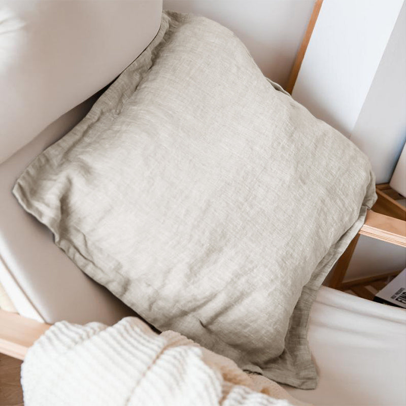 HKM-423443 Linen Wide Side Pillowcase - Simple Skin-Friendly Cotton in Various Sizes
