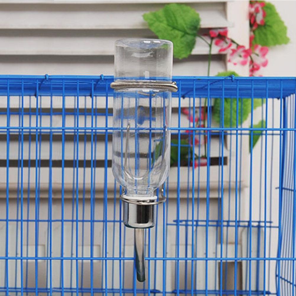 HKM-423507 Stainless Steel Hanging Water Dispenser for Pets - 180ML Capacity, Leak-Proof and Easy to Use