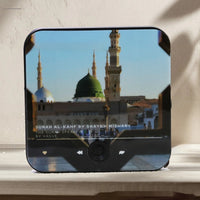 HKM-423571 Music Box Refrigerator Magnet - Rechargeable ABS Design, 10x10cm, Plays 30 Songs