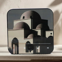 HKM-423571 Music Box Refrigerator Magnet - Rechargeable ABS Design, 10x10cm, Plays 30 Songs