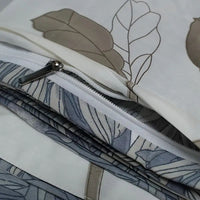 HKM-423635 Big Flower Duvet Cover Set with Pillowcases - Soft Cotton Blend, Available in Multiple Sizes