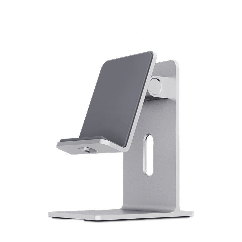 HKM-423699 Adjustable Mobile Phone and Tablet Holder for Desktop Use - Compatible with iPhone and 11 inch Tablets, Alloy Construction