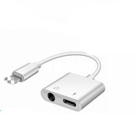 HKM-424019 2-in-1 USB Shield Converter for Apple Headphones - Charging and Audio Adapter