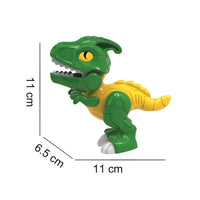 HKM-424275 Mixed Pack Cartoon DIY Assembly Small Skeleton and Dinosaur Toy - Educational PVC Set