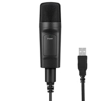 HKM-424339 USB Omnidirectional Condenser Microphone for Live Streaming, Recording, and Gaming