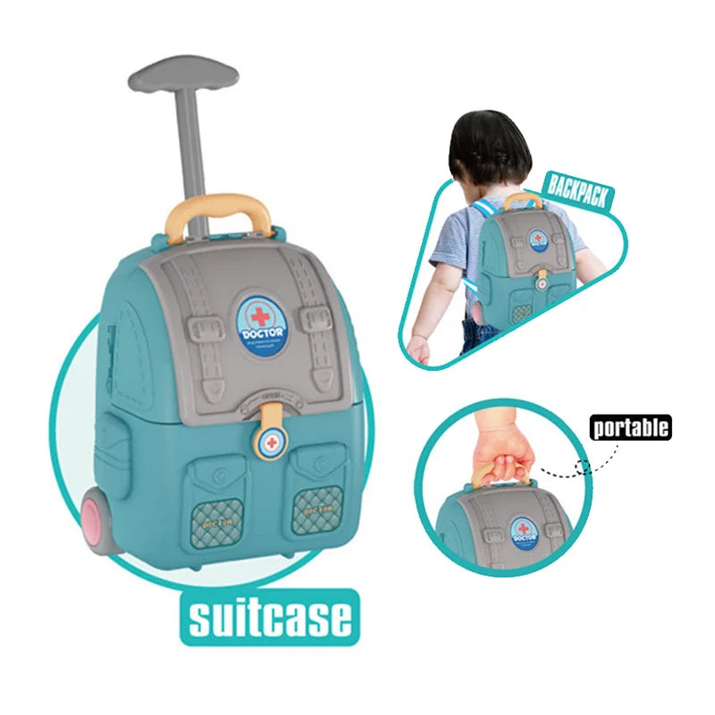 KTX-424467 22-Piece Doctor Role Play Medical Toy Set for Kids, Dentist Simulation Tools, Pretend Play Gift for Ages 5-7