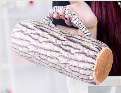 HKM-424595 Creative Simulation Cushion Car Headrest Pillow - Ginkgo & Sycamore Variants, Plush, 39x8cm & 48x19cm