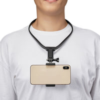 HKM-424851 Hanging Neck Collar Mobile Phone Holder for Sports Cameras and Smartphones