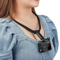 HKM-424851 Hanging Neck Collar Mobile Phone Holder for Sports Cameras and Smartphones