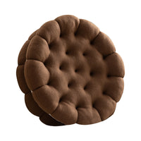 HKM-424915 Cute Cartoon Sandwich Biscuit Pillow - Soft Cushion in Strawberry Pink, Chocolate Coffee, Almond Beige, 35cm