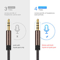 HKM-425171 Gold Plated Audio Headphone Extension Cable with Enameled Copper Core