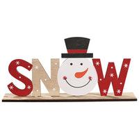 HKM-425235 Creative Wooden Christmas Ornament for Tree and Home Decoration