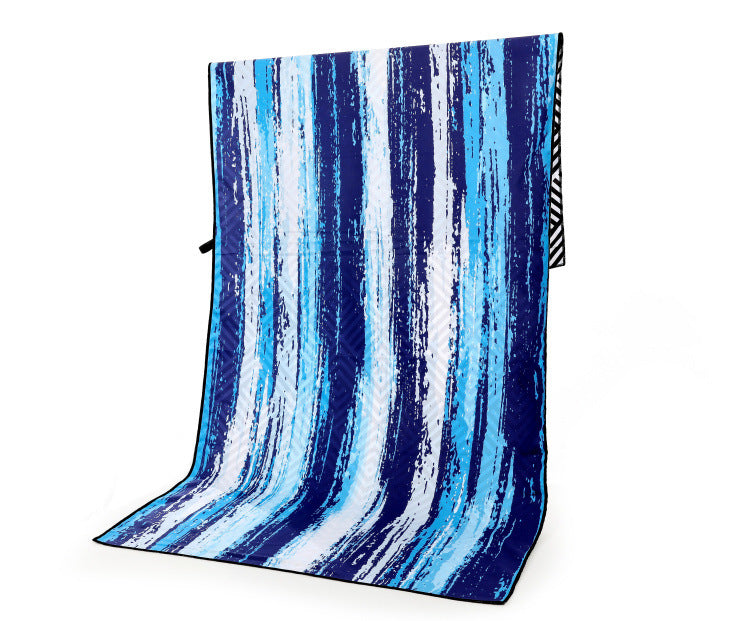 HKM-425363 Superfine Fiber Travel Outdoor Sports Beach Towel - Lightweight 175x75cm, 280g