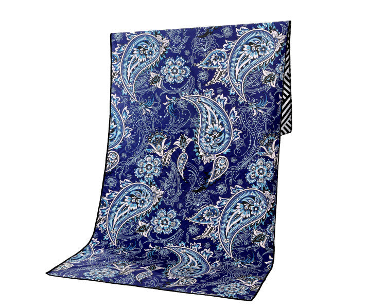 HKM-425363 Superfine Fiber Travel Outdoor Sports Beach Towel - Lightweight 175x75cm, 280g