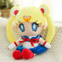 HKM-425619 Kawaii Plush Heart Stuffed Toy - Cute Girly Anime Doll for Bedroom Decoration