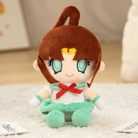 HKM-425619 Kawaii Plush Heart Stuffed Toy - Cute Girly Anime Doll for Bedroom Decoration