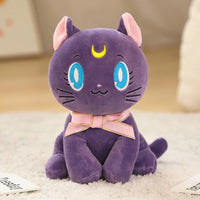 HKM-425619 Kawaii Plush Heart Stuffed Toy - Cute Girly Anime Doll for Bedroom Decoration