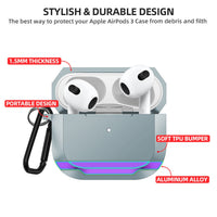 HKM-425683 AirPods 3 TPU Anti-Drop Protective Case - Stylish Flip Cover in Multiple Colors