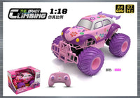 HKM-425747 1/18 Scale Pink Remote Control Climbing Car - High Speed Off-Road Vehicle, Indoor/Outdoor Use