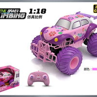 HKM-425747 1/18 Scale Pink Remote Control Climbing Car - High Speed Off-Road Vehicle, Indoor/Outdoor Use