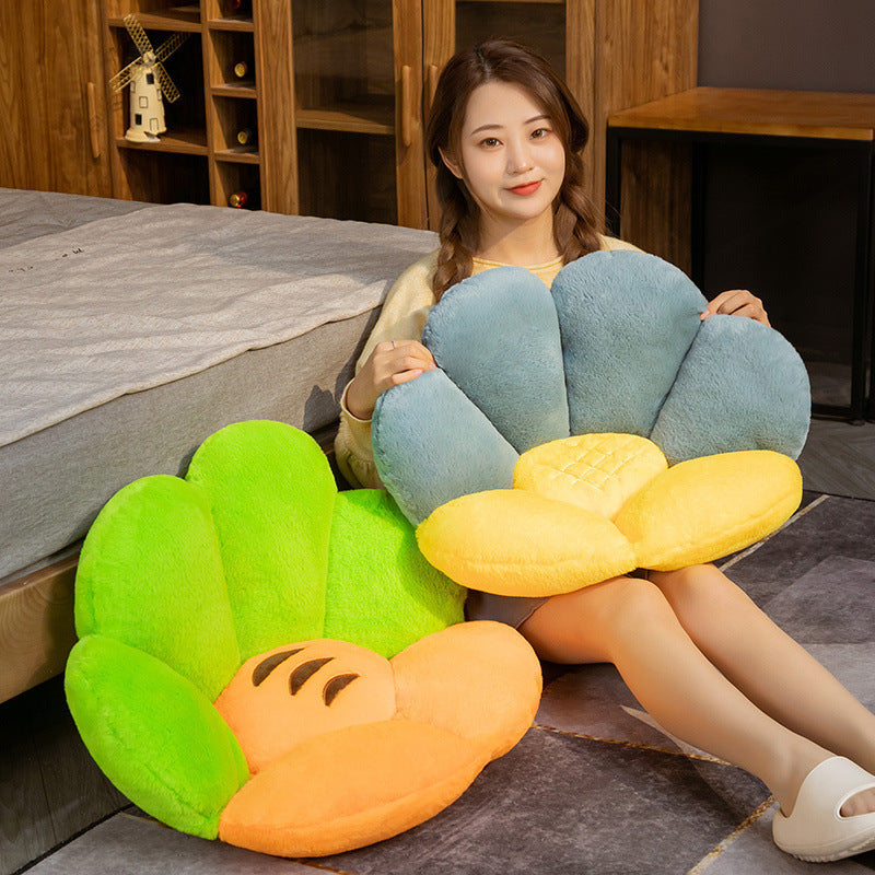 HKM-425747 Creative Plush Carrot Cushion for Kids - Soft Short Plush Sofa Pillow (55x65cm & 60x75cm)