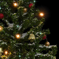 HKM-425747 Snow-Covered Christmas Tree with Lights and Umbrella Base, 75 cm Height