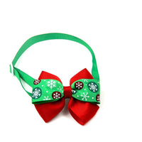 HKM-425939 Festive Cartoon Pet Bow Tie for Dogs and Cats - Christmas Party Decoration, Polyester Material