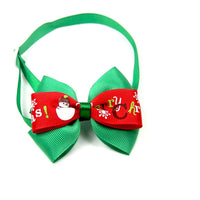 HKM-425939 Festive Cartoon Pet Bow Tie for Dogs and Cats - Christmas Party Decoration, Polyester Material