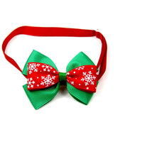 HKM-425939 Festive Cartoon Pet Bow Tie for Dogs and Cats - Christmas Party Decoration, Polyester Material