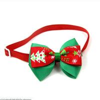 HKM-425939 Festive Cartoon Pet Bow Tie for Dogs and Cats - Christmas Party Decoration, Polyester Material
