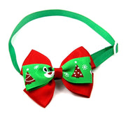 HKM-425939 Festive Cartoon Pet Bow Tie for Dogs and Cats - Christmas Party Decoration, Polyester Material
