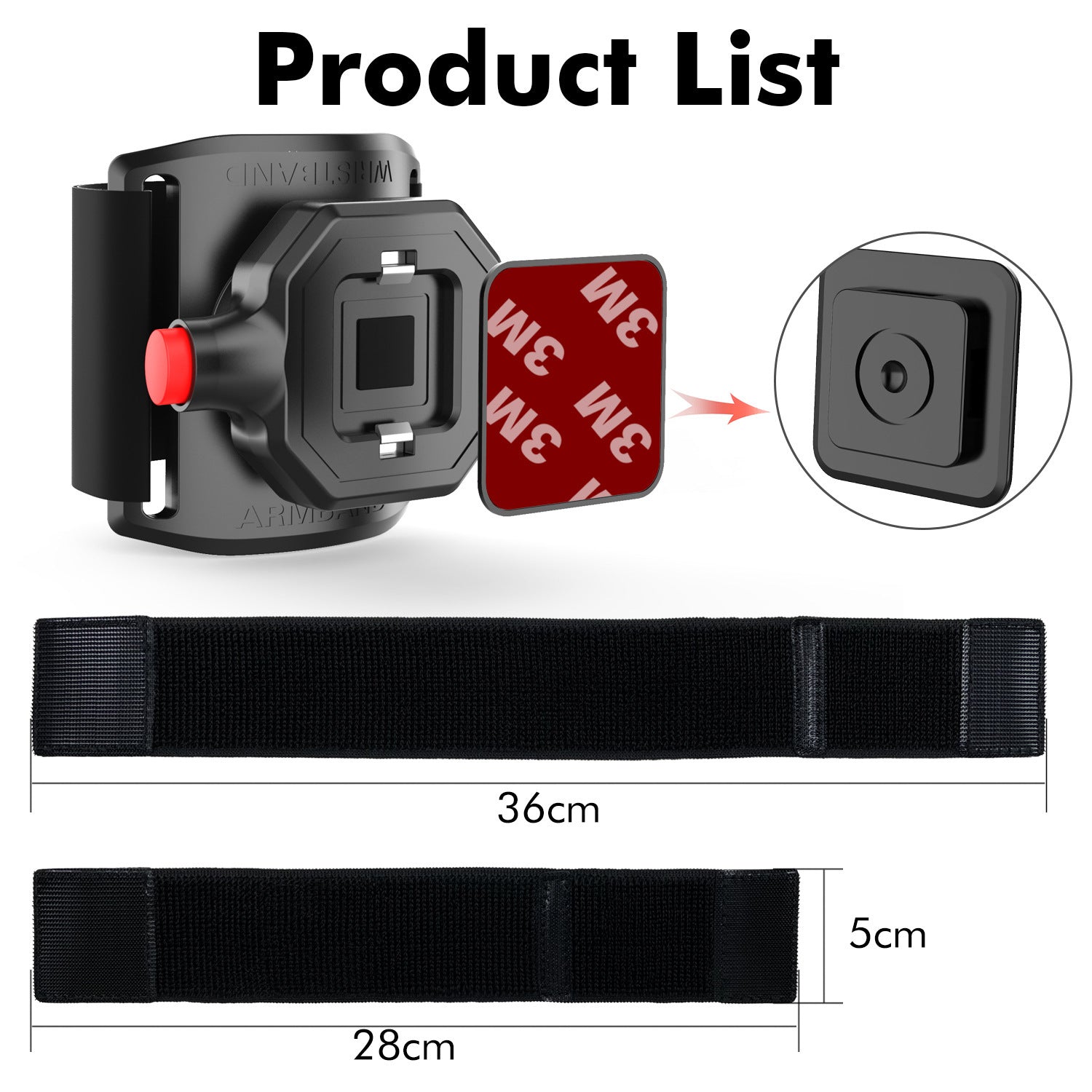 HKM-426003 Universal Plastic Cycling Phone Holder for Secure and Stable Use