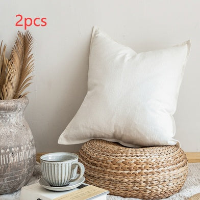 HKM-426067 Japanese Linen Cotton Cushion with PP Cotton Filling