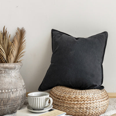 HKM-426067 Japanese Linen Cotton Cushion with PP Cotton Filling
