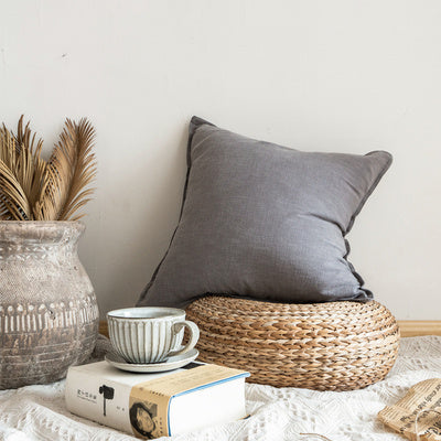 HKM-426067 Japanese Linen Cotton Cushion with PP Cotton Filling